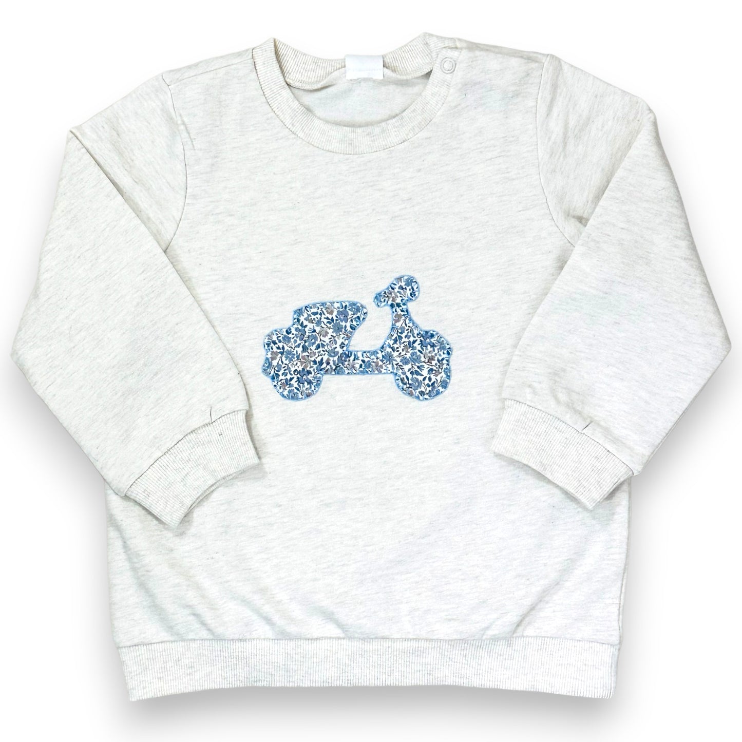 POLERÓN CREMA VESPA BLUE BLOSSOM