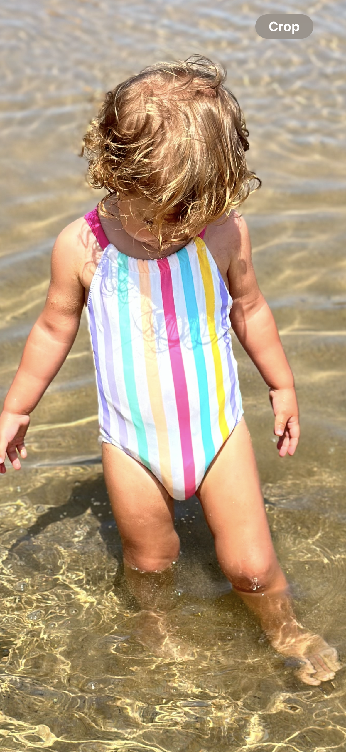 TRAJE DE BAÑO RAYADO NIÑITA