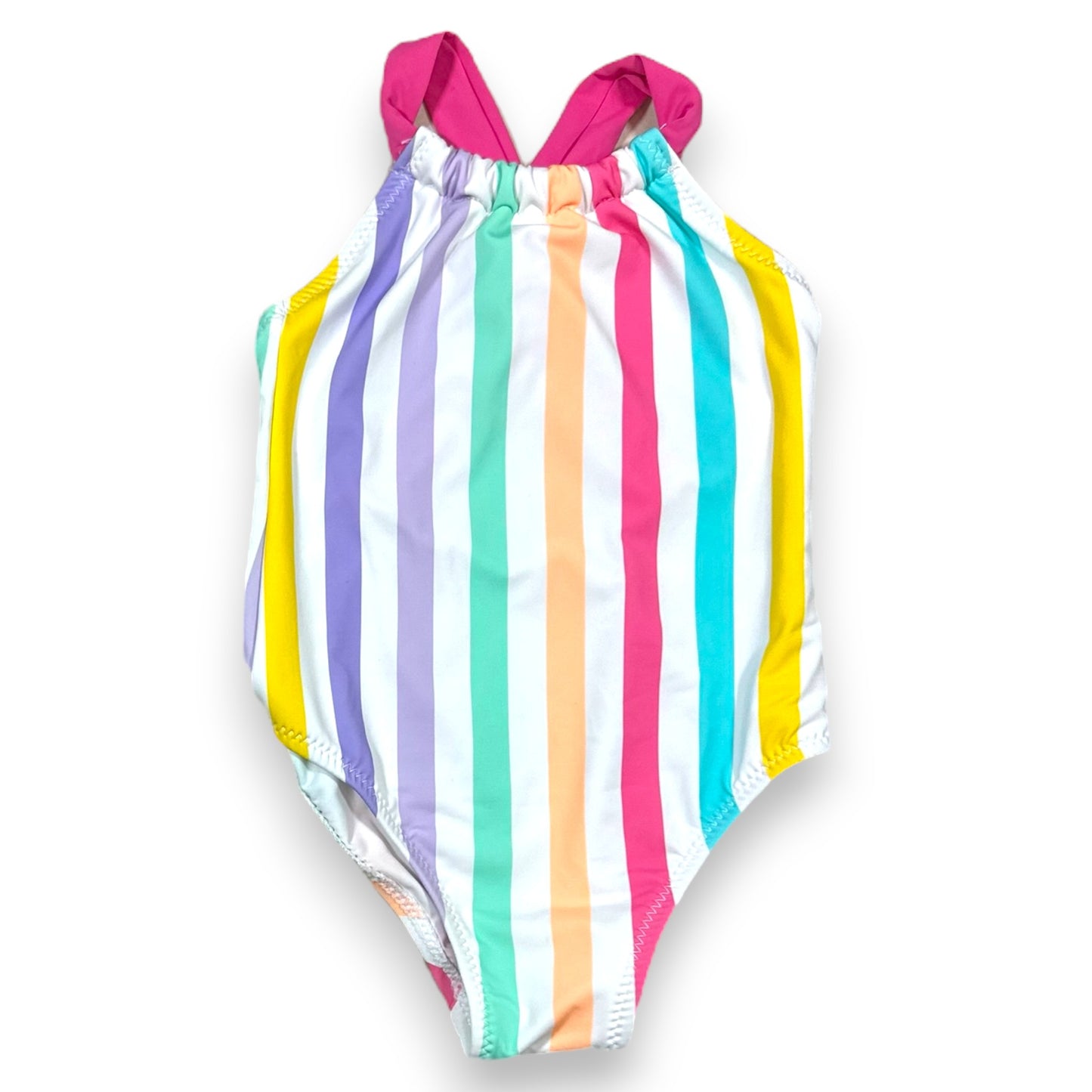 TRAJE DE BAÑO RAYADO NIÑITA