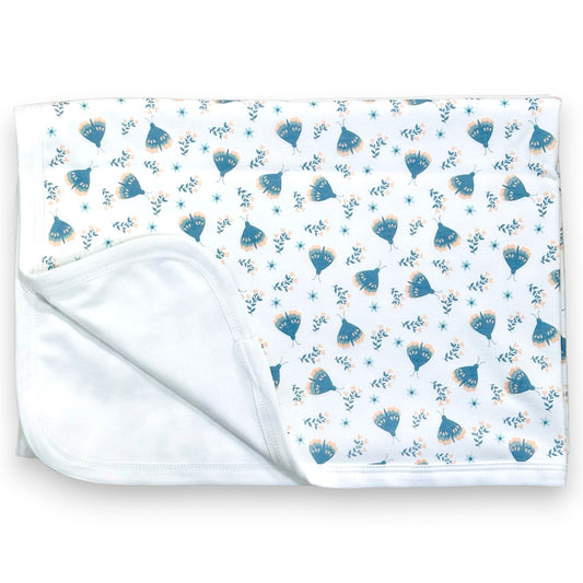 MANTA ALGODÓN PIMA MARIPOSAS
