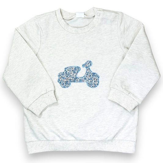 POLERÓN CREMA VESPA BLUE BLOSSOM